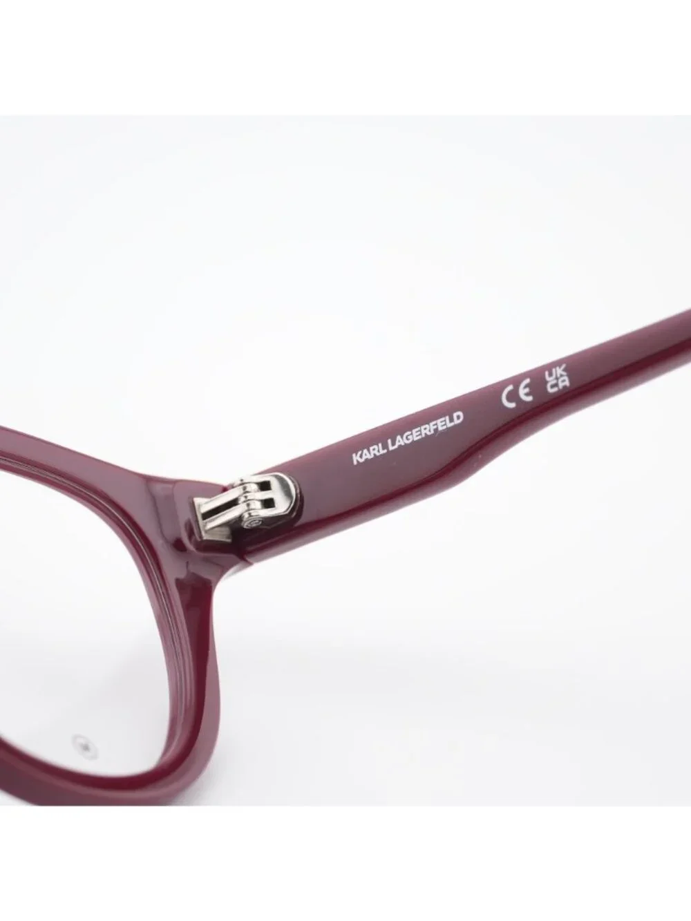 Karl Lagerfeld KL6177 601 Eyeglasses Burgundy 47mm Round Frame